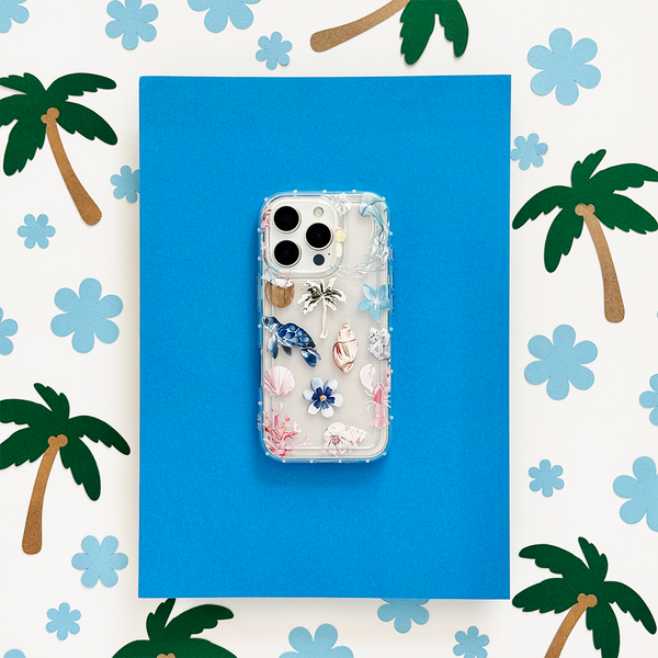 Clear Phone Case - Beach Girl Summer