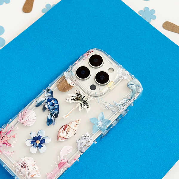 Clear Phone Case - Beach Girl Summer