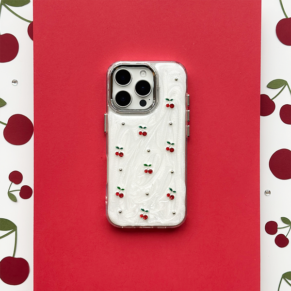 Cherry Pearl Phone Case