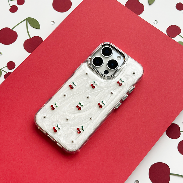 Cherry Pearl Phone Case