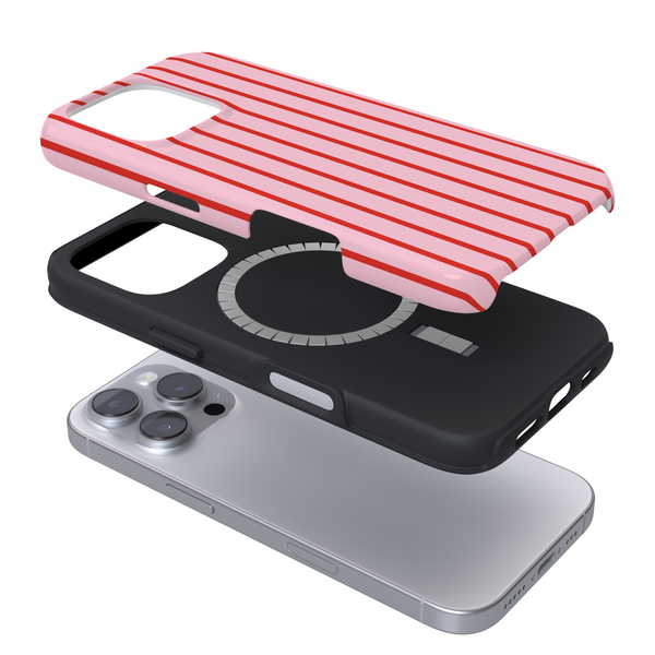 Tough MagSafe Phone Case - Cherry Stripe
