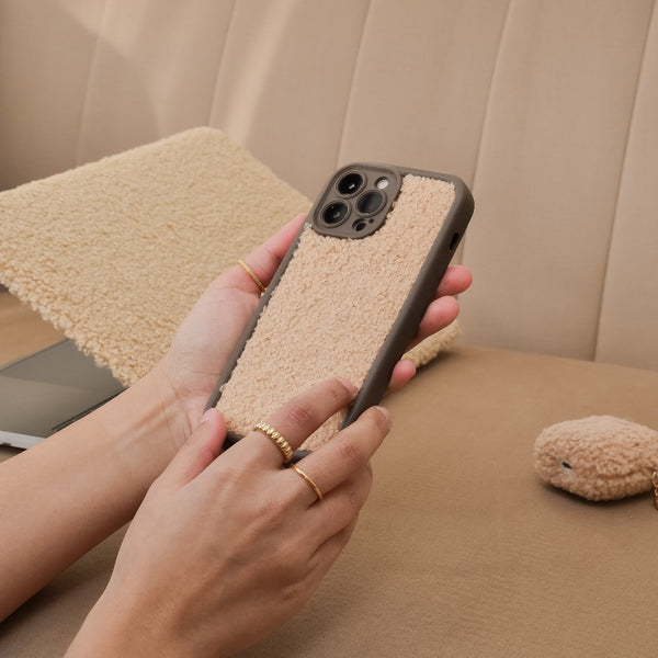 Cosy Teddy Phone Case - Salted Caramel