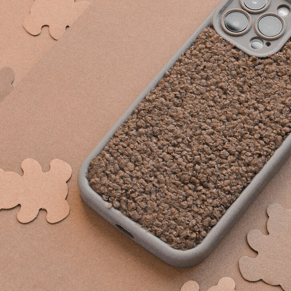 Cosy Teddy Phone Case - Brown