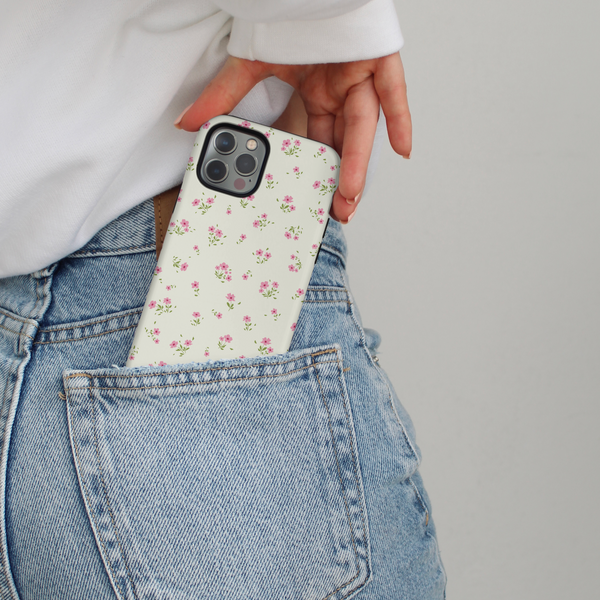 Tough Phone Case - Ditsy Floral Buttermilk