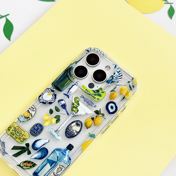 Clear Phone Case - Martini Coast