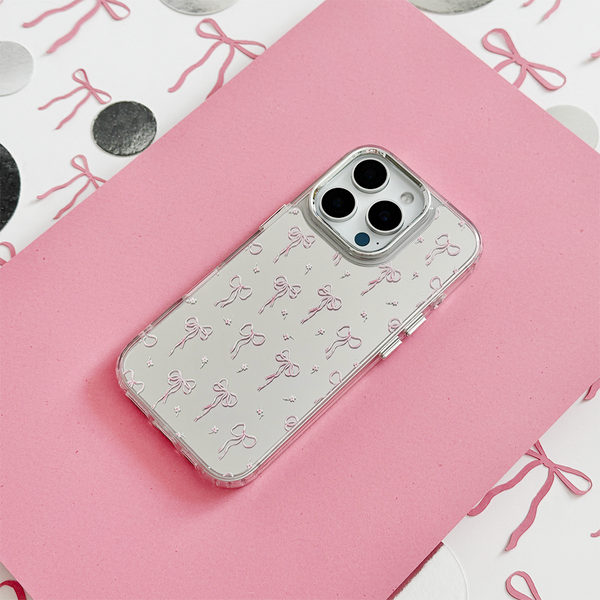 Mirror Phone Case - Dainty Bows