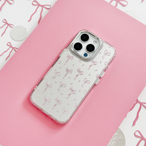 Mirror Phone Case - Dainty Bows