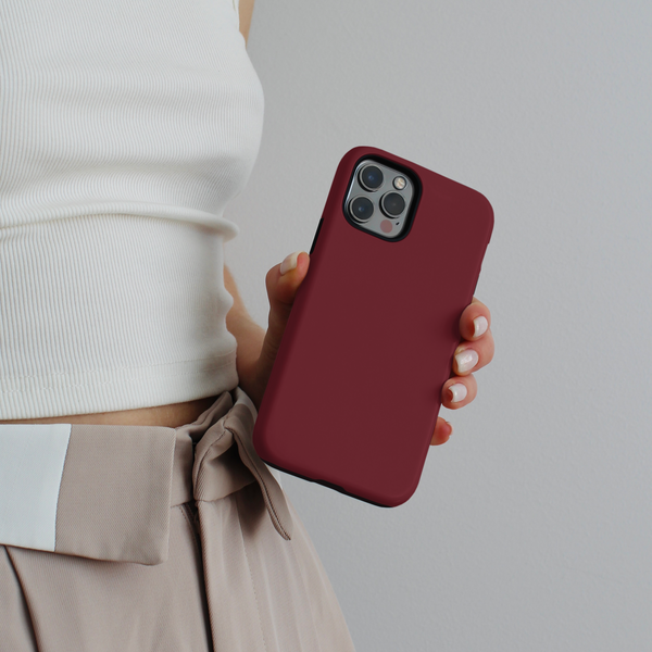 Tough Phone Case - NAKD Burgundy