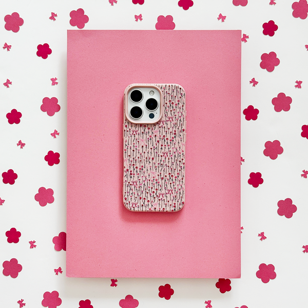 Peony Bow Phone Case