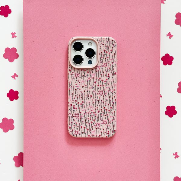 Peony Bow Phone Case