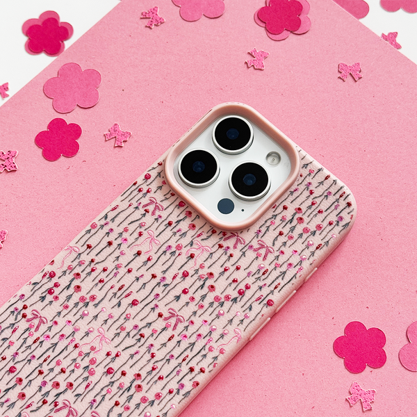 Peony Bow Phone Case