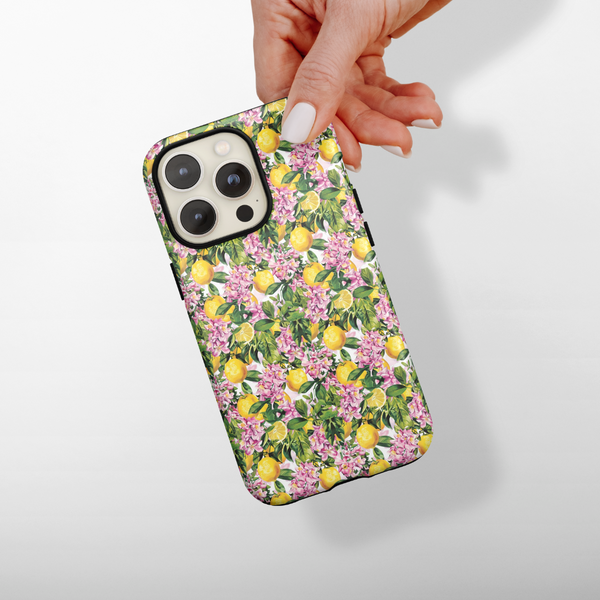 Tough MagSafe Phone Case - Floral Lemon