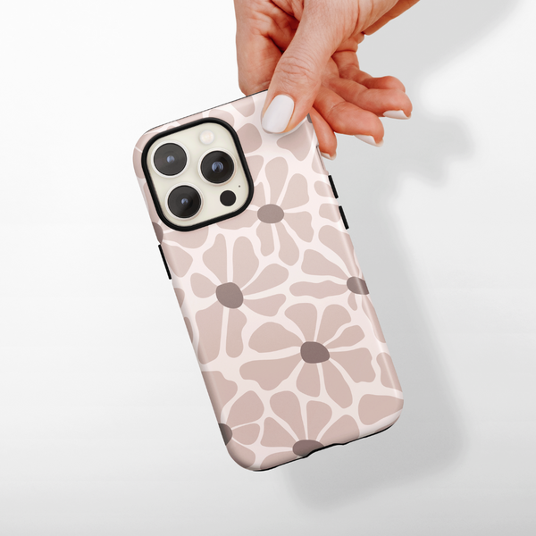 Tough MagSafe Phone Case - Nude Abstract Flowers