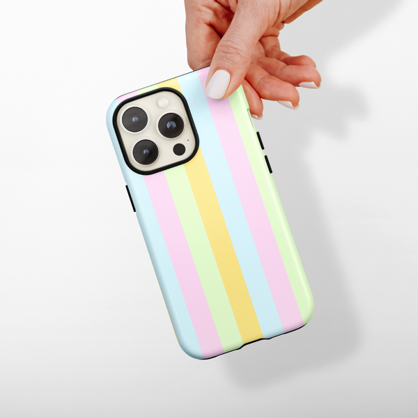 Tough MagSafe Phone Case - Pastel Stripes