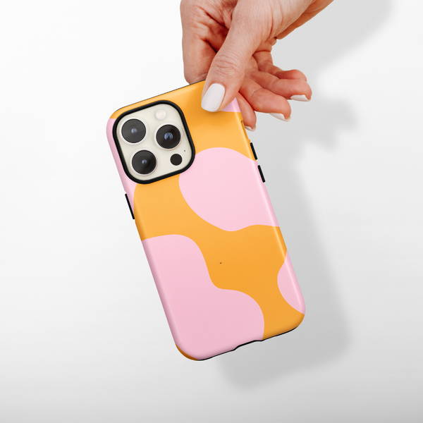 Tough MagSafe Phone Case - Abstract Pink & Orange