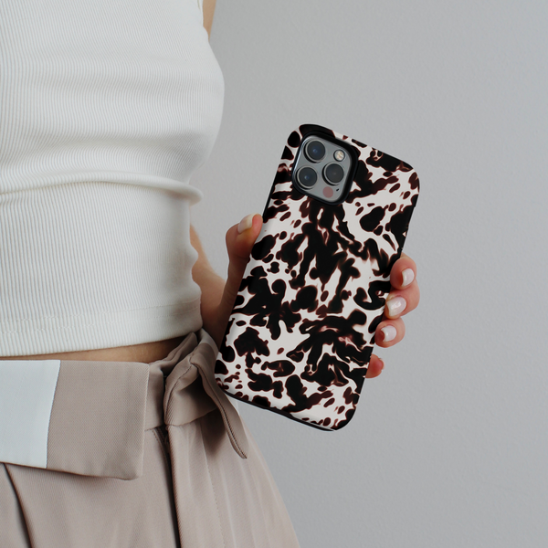 Tough MagSafe Phone Case - White Tort