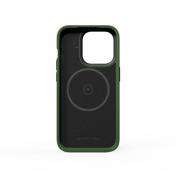 Moment Case with MagSafe for iPhone 15 Pro (Olive Green)