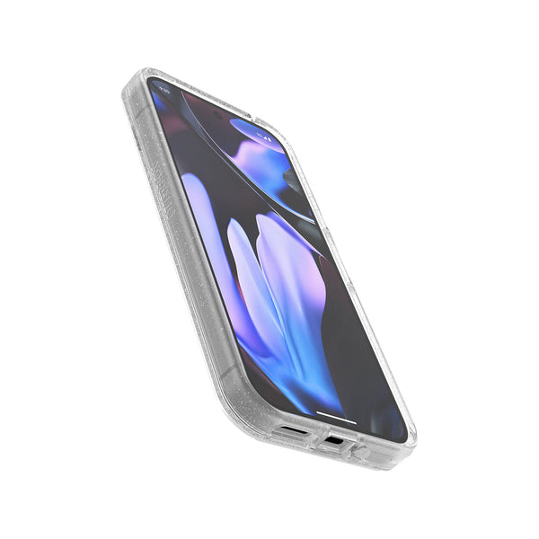 OtterBox Symmetry Clear Phone Case for Pixel 9 XL Stardust (Clear Glitter)