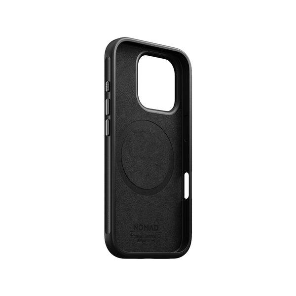 NOMAD Leather Phone Case iPhone 16 Pro (Horween Black)