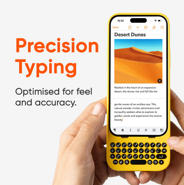 Clicks Keyboard for iPhone 15 Pro (Miami Beach)