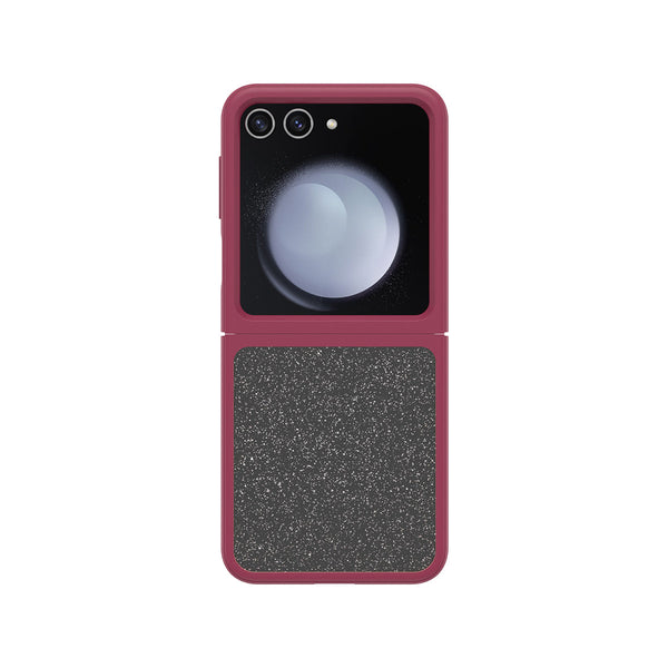 OtterBox Thin Flex Phone Case for Galaxy Z Flip 6 (Berry Bliss Red)