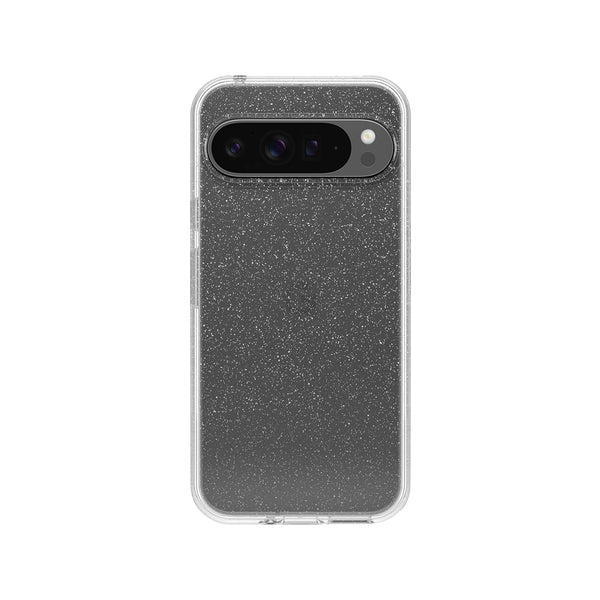OtterBox Symmetry Clear Phone Case for Pixel 9 XL Stardust (Clear Glitter)
